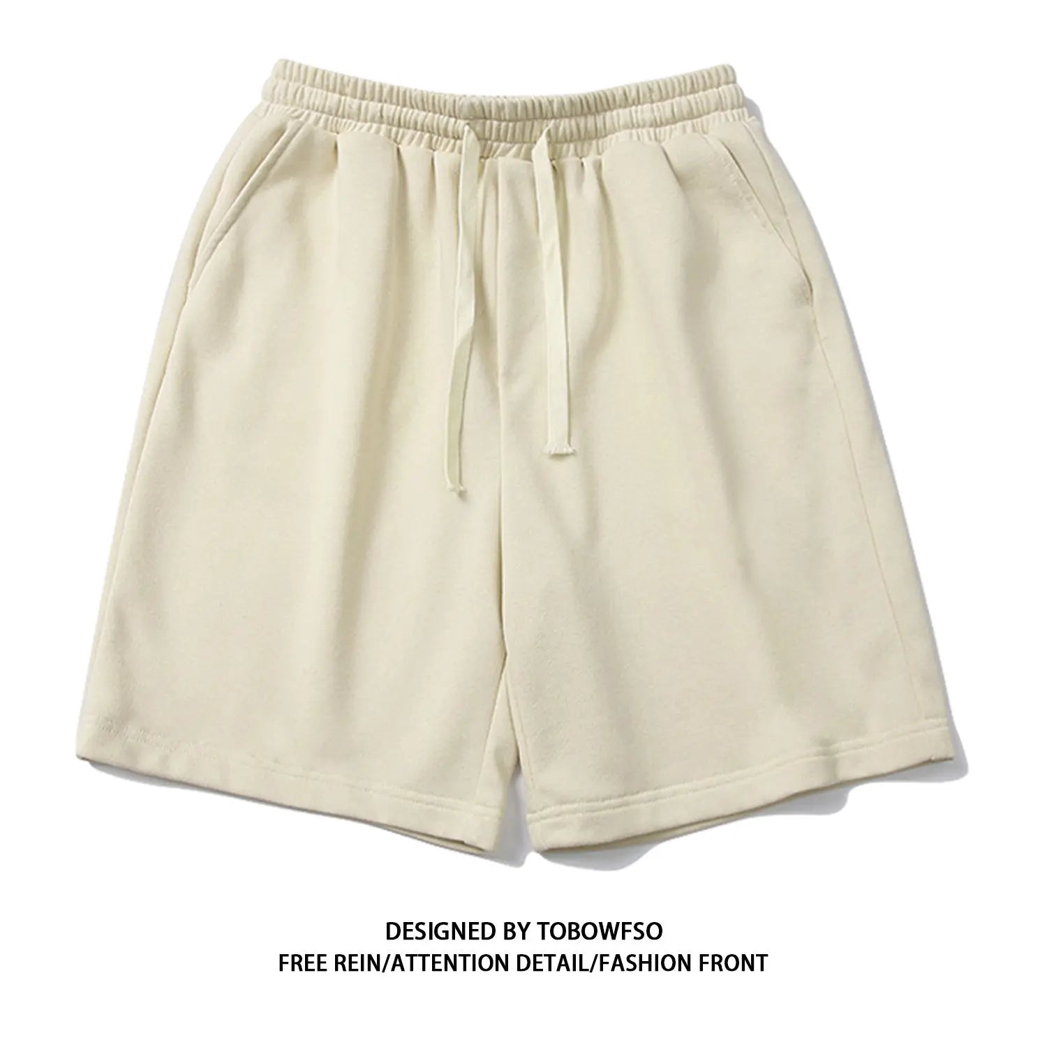 מכנסיים חלקים קצרים לגברים