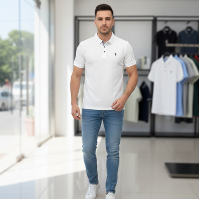 חולצת פולו סטייל פסיכי לגברים