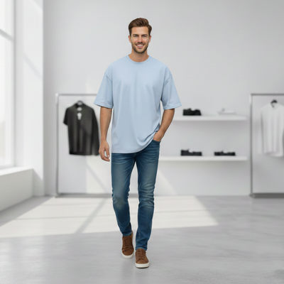 חולצת אוברסייז לגברים