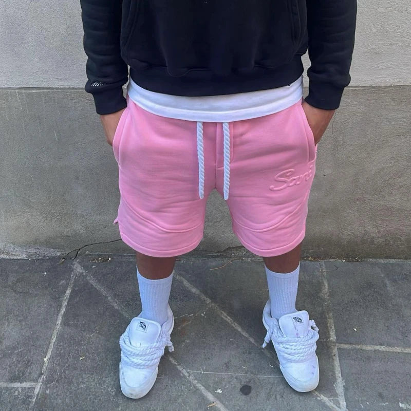 מכנסי טרנינג קצרים לגברים - למביני סטייל בלבד