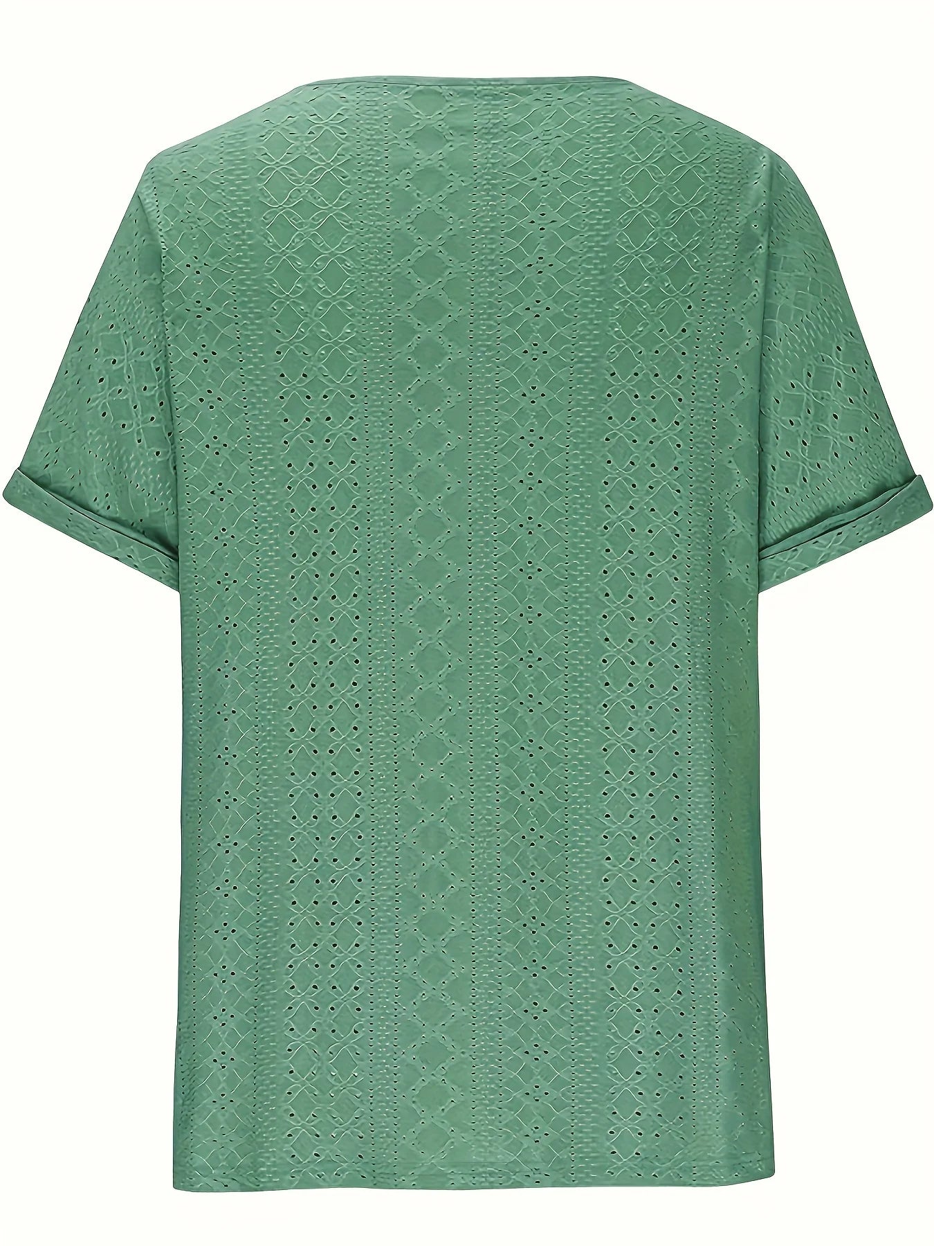 חולצת -Eyelet V