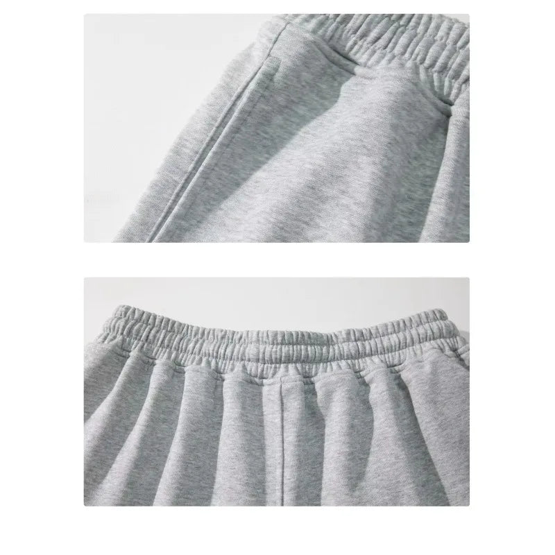 מכנסיים חלקים קצרים לגברים