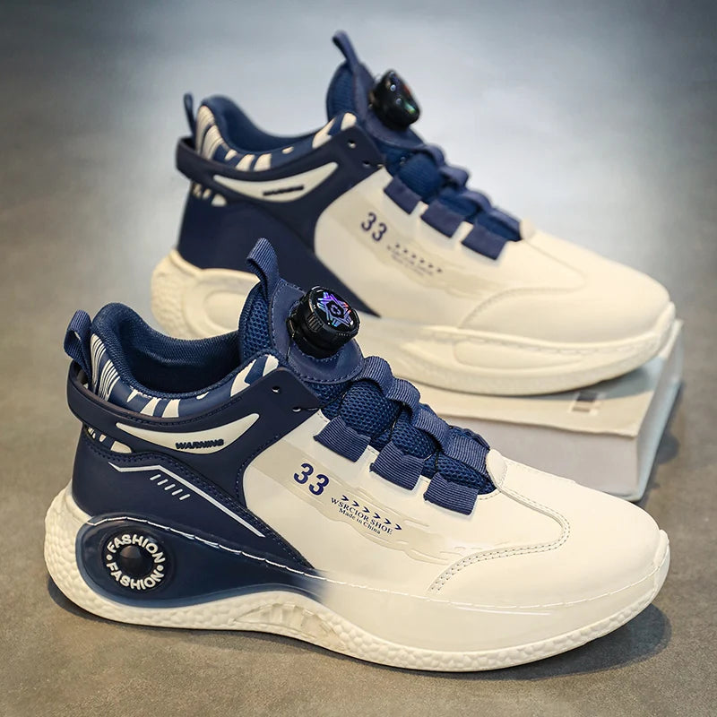 נעלי ספורט סטייל לגברים עם אבזם מסתובב לשרוכים